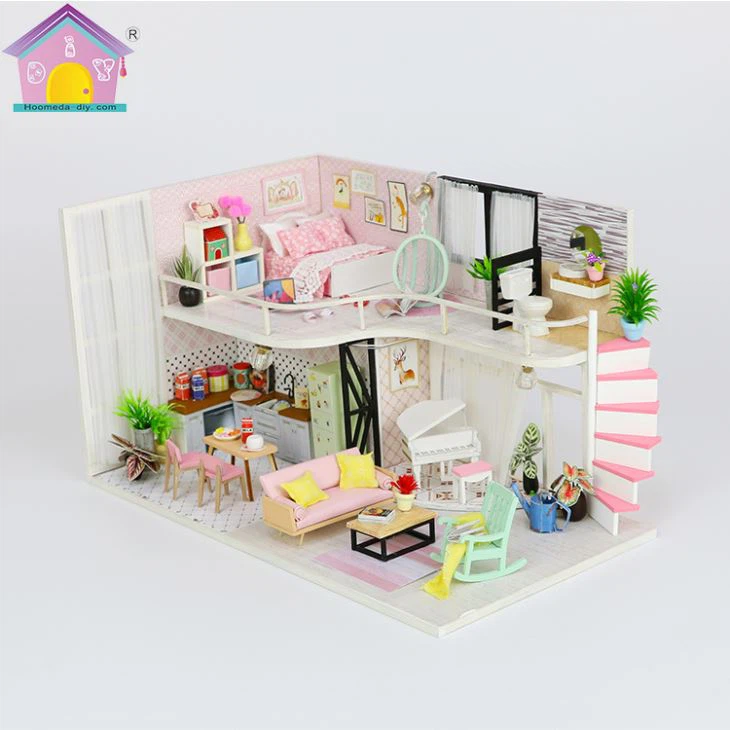 DIY Wooden craft Dollhouse