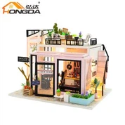 Kit de mini casa de boneca de madeira M903