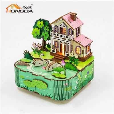 Kit de casa em miniatura DIY Miller's Garden, kit de casa minúscula para adultos construir