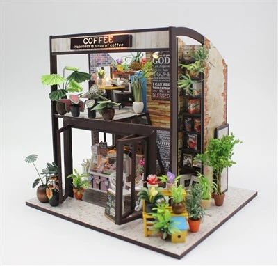 Artesanato em madeira Hongda Casas de artesanato em madeira Brinquedos para casa pequena