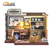 Casa de bonecas DIY da Agência de Detetives Rocky